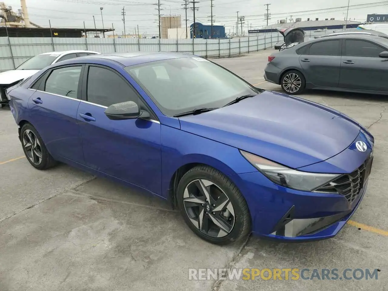4 Photograph of a damaged car KMHLN4AJ8NU014429 HYUNDAI ELANTRA 2022