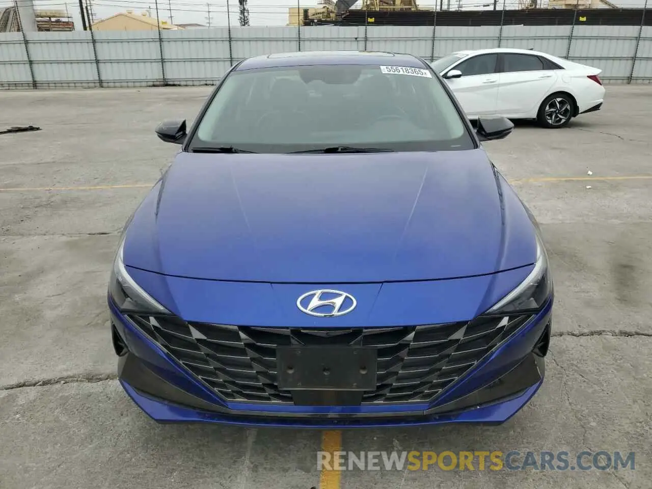 5 Photograph of a damaged car KMHLN4AJ8NU014429 HYUNDAI ELANTRA 2022