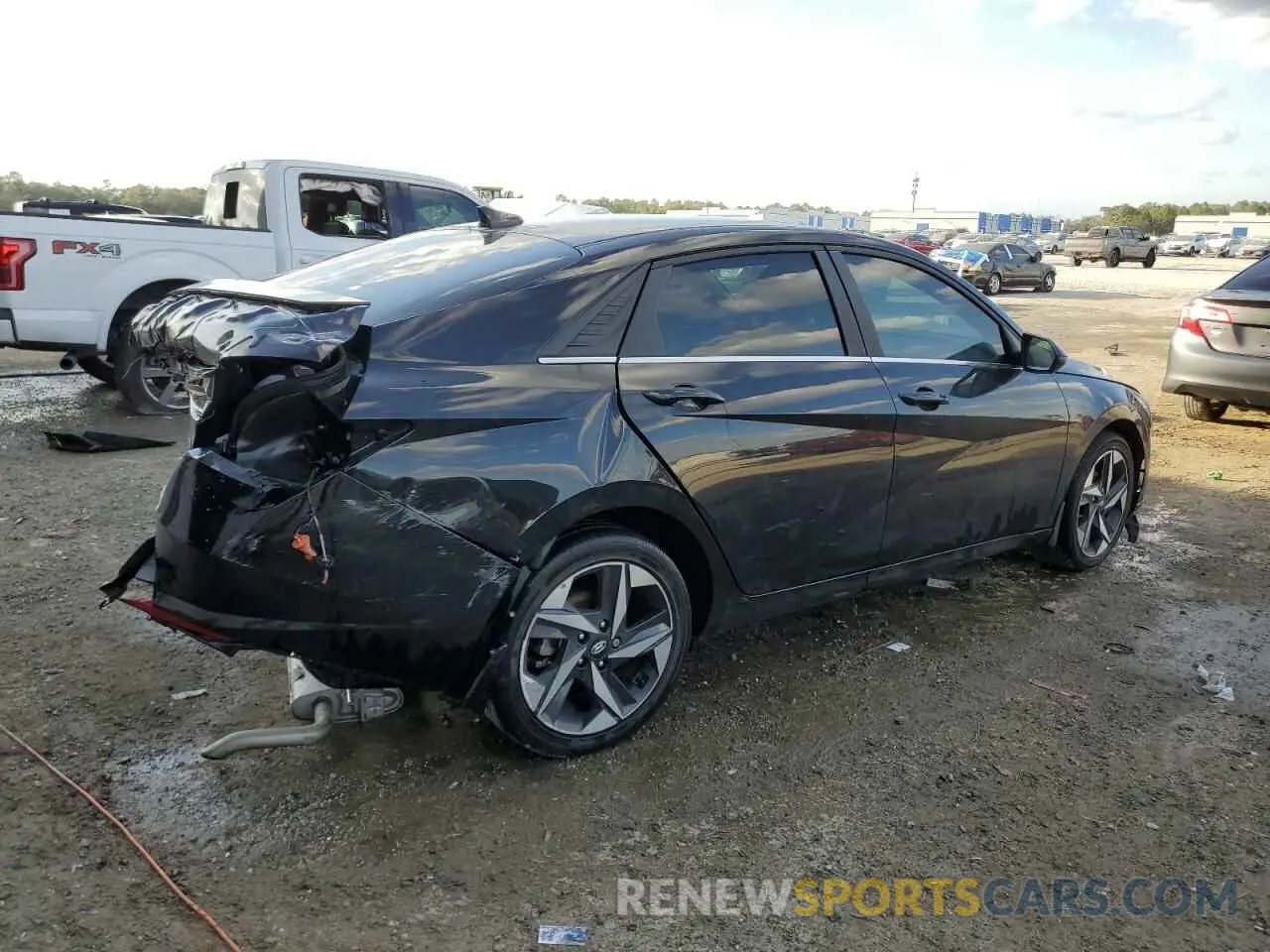 3 Photograph of a damaged car KMHLN4AJ8NU030713 HYUNDAI ELANTRA 2022