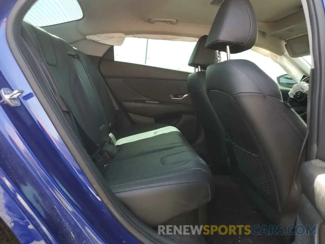 10 Photograph of a damaged car KMHLN4AJ9NU016271 HYUNDAI ELANTRA 2022
