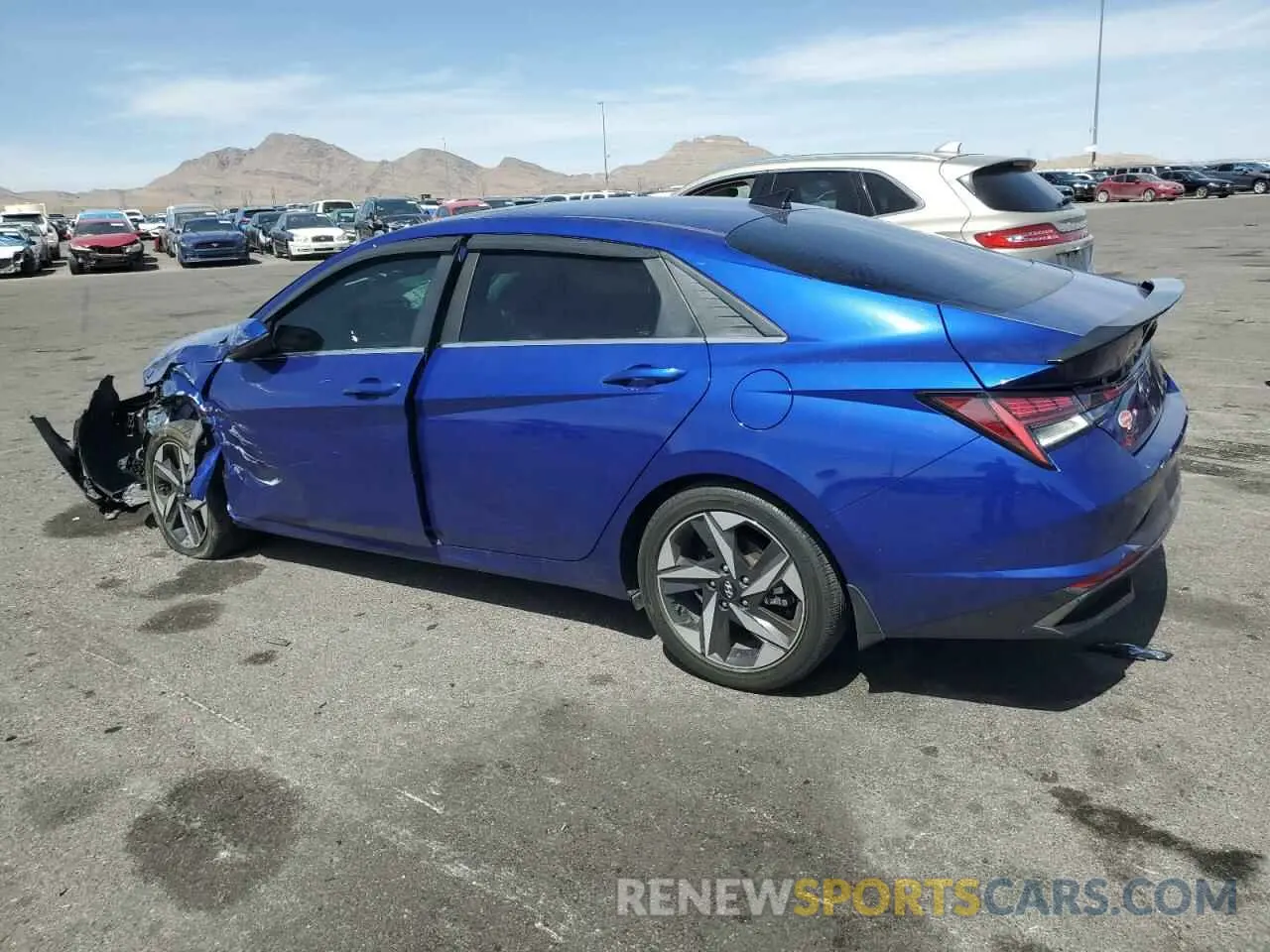 2 Photograph of a damaged car KMHLN4AJ9NU016271 HYUNDAI ELANTRA 2022