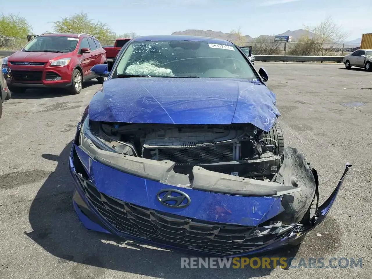 5 Photograph of a damaged car KMHLN4AJ9NU016271 HYUNDAI ELANTRA 2022