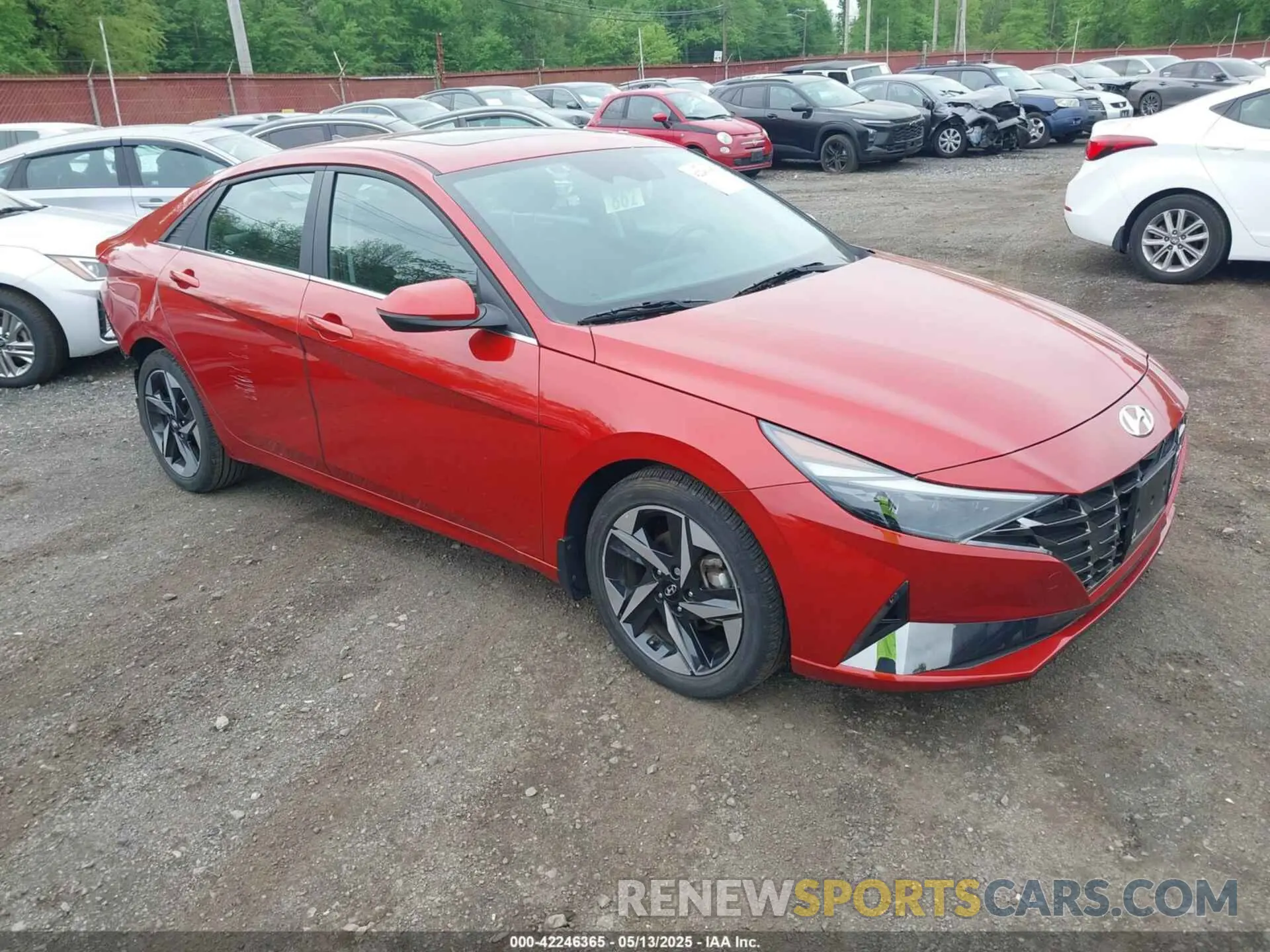 1 Photograph of a damaged car KMHLP4AG0NU349974 HYUNDAI ELANTRA 2022