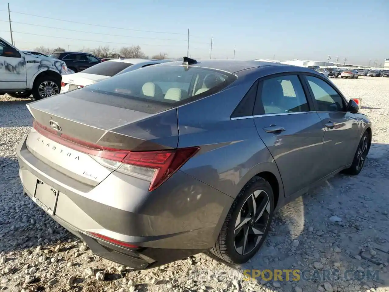 3 Photograph of a damaged car KMHLP4AG1NU253397 HYUNDAI ELANTRA 2022