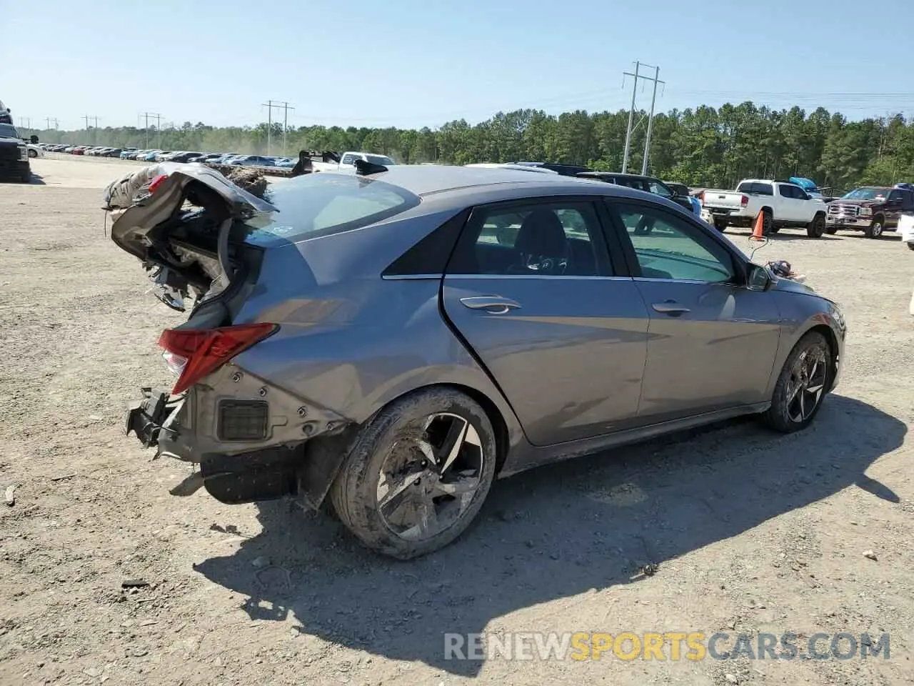 3 Photograph of a damaged car KMHLP4AG1NU356688 HYUNDAI ELANTRA 2022