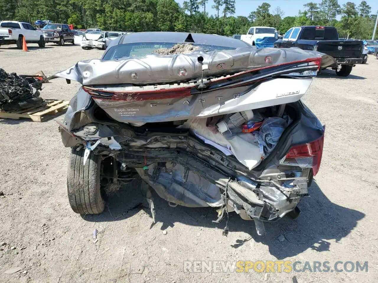 6 Photograph of a damaged car KMHLP4AG1NU356688 HYUNDAI ELANTRA 2022