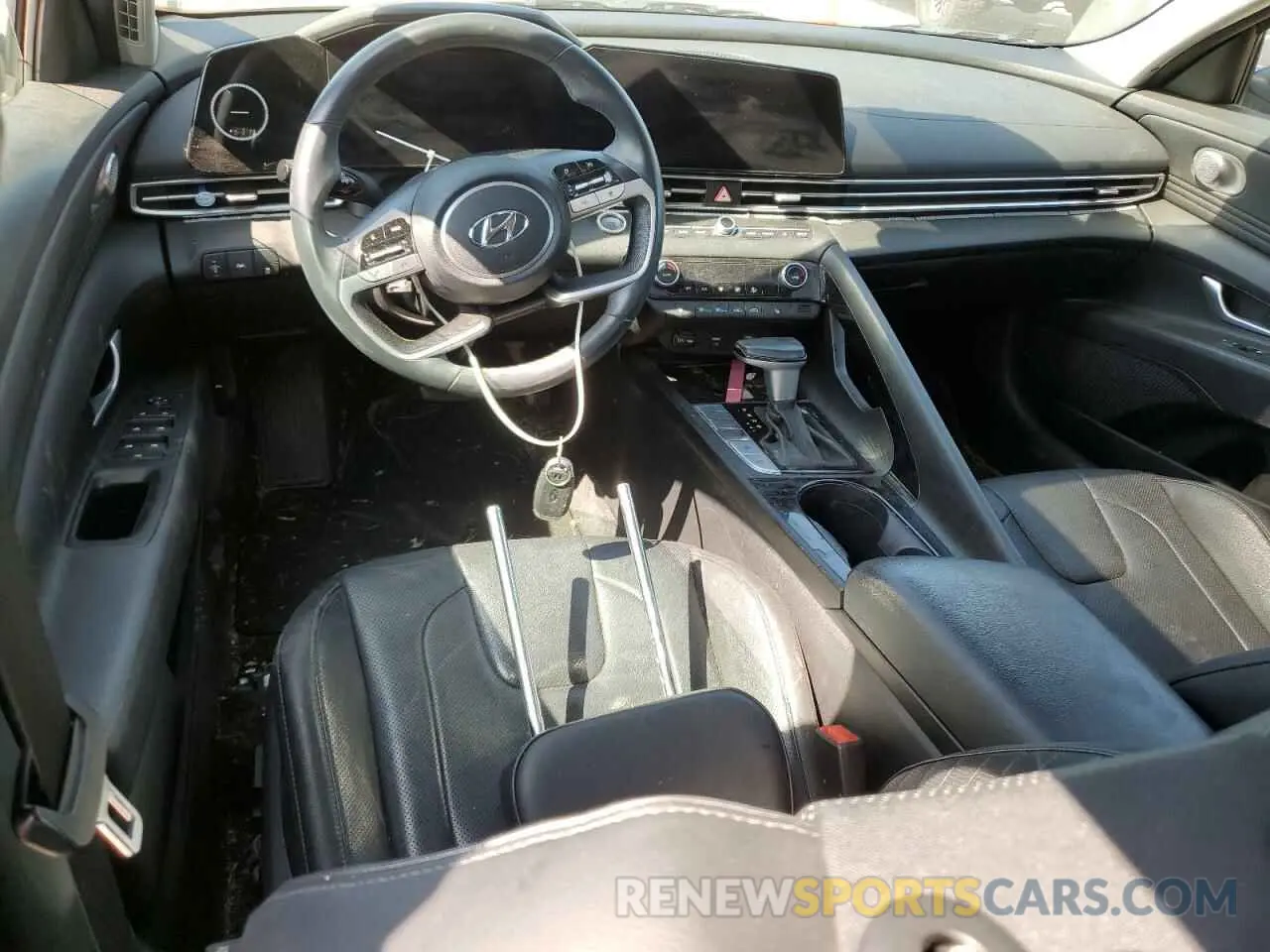 8 Photograph of a damaged car KMHLP4AG1NU356688 HYUNDAI ELANTRA 2022