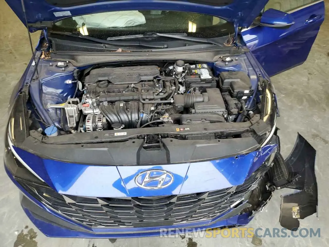 11 Photograph of a damaged car KMHLP4AG2NU218013 HYUNDAI ELANTRA 2022