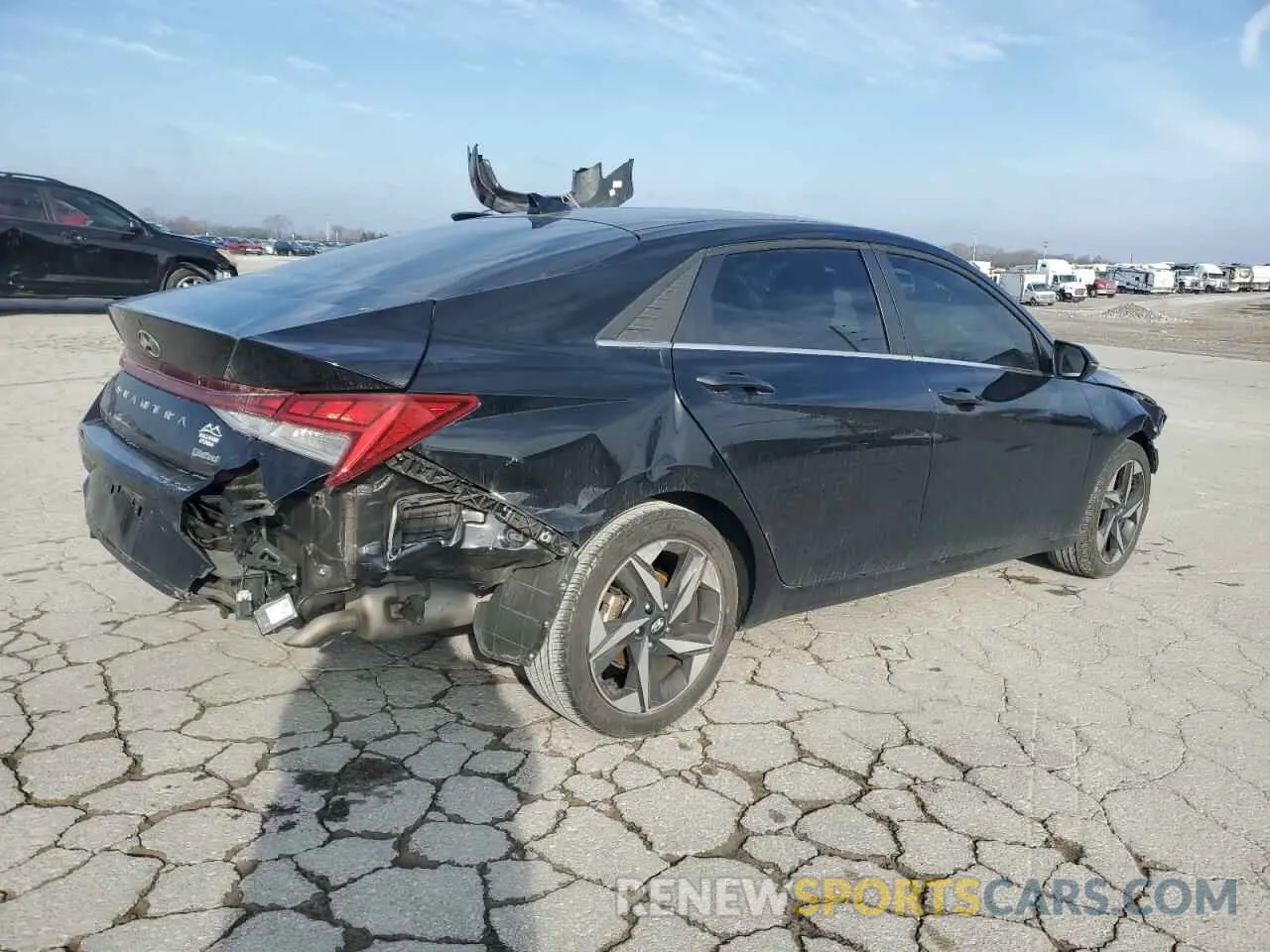 3 Photograph of a damaged car KMHLP4AG2NU289003 HYUNDAI ELANTRA 2022