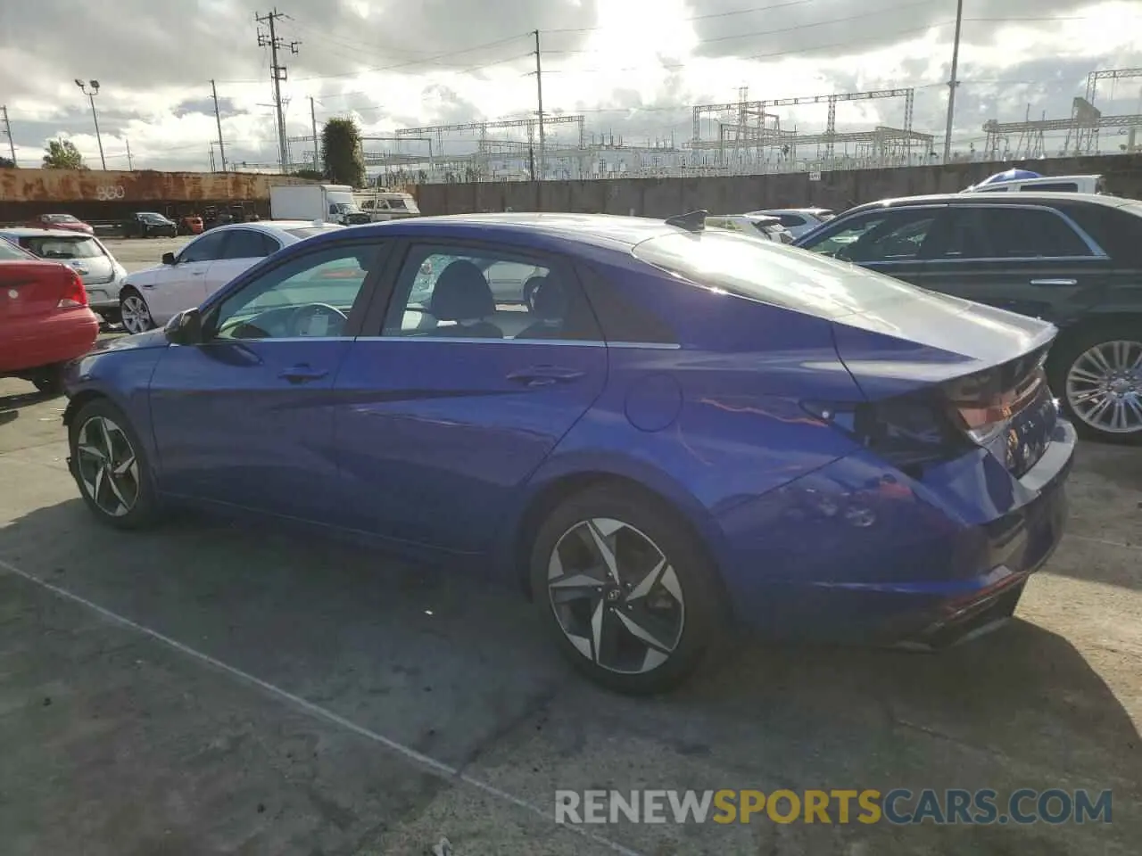 2 Photograph of a damaged car KMHLP4AG2NU366243 HYUNDAI ELANTRA 2022