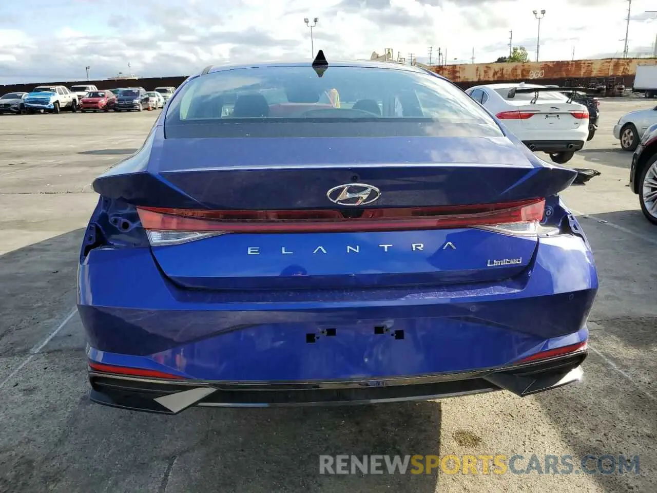 6 Photograph of a damaged car KMHLP4AG2NU366243 HYUNDAI ELANTRA 2022