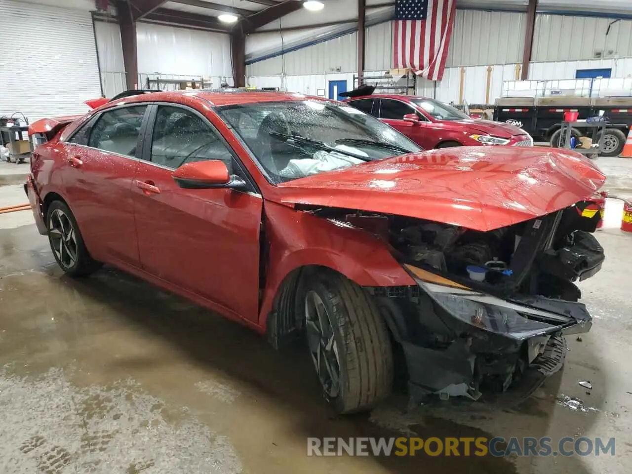 4 Photograph of a damaged car KMHLP4AG4NU331252 HYUNDAI ELANTRA 2022