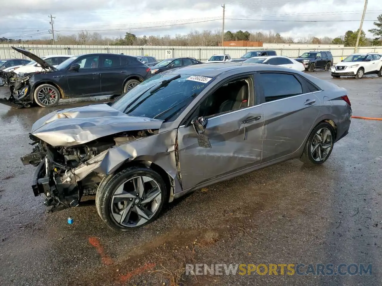 1 Photograph of a damaged car KMHLP4AG4NU342669 HYUNDAI ELANTRA 2022