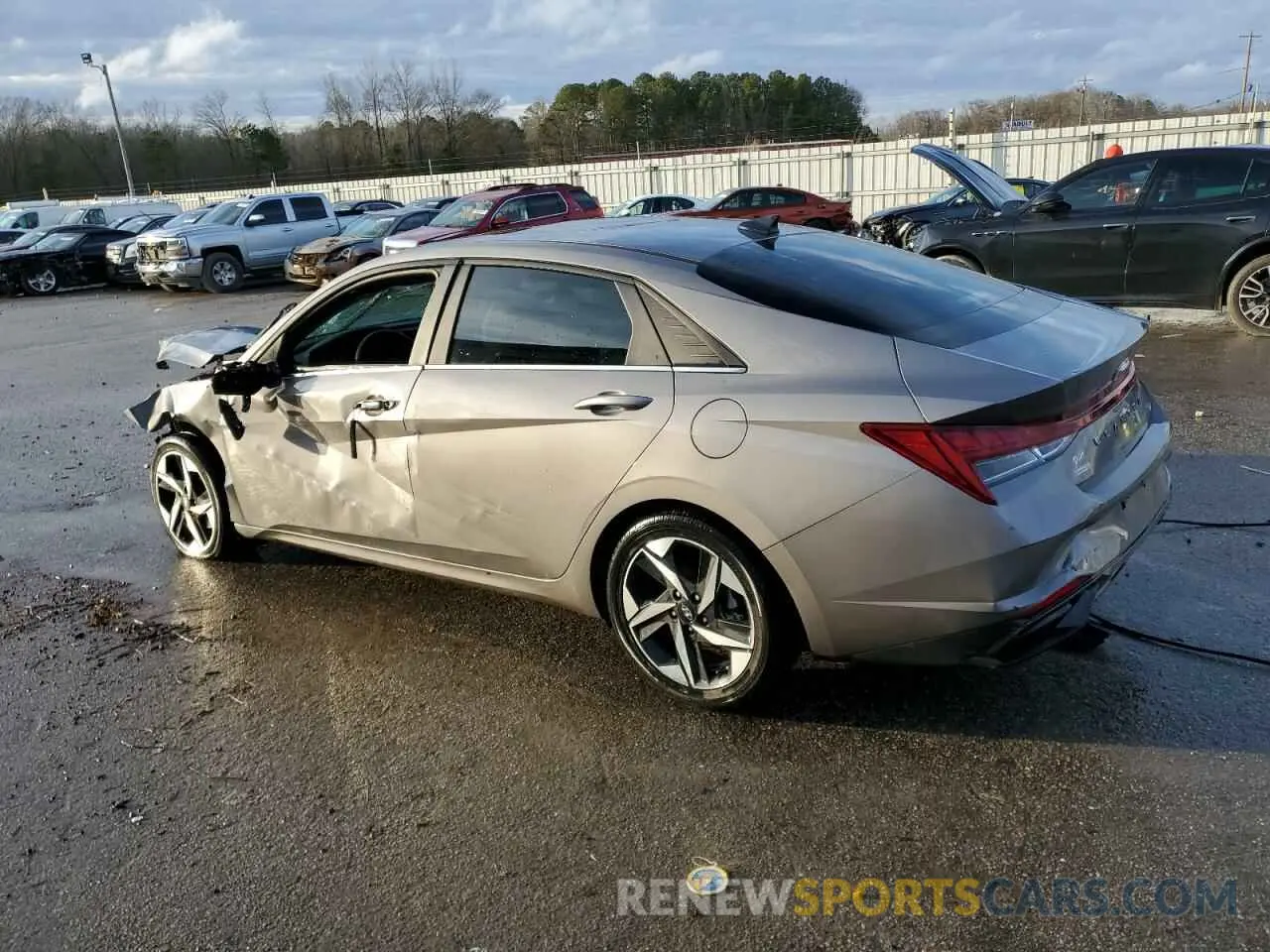 2 Photograph of a damaged car KMHLP4AG4NU342669 HYUNDAI ELANTRA 2022