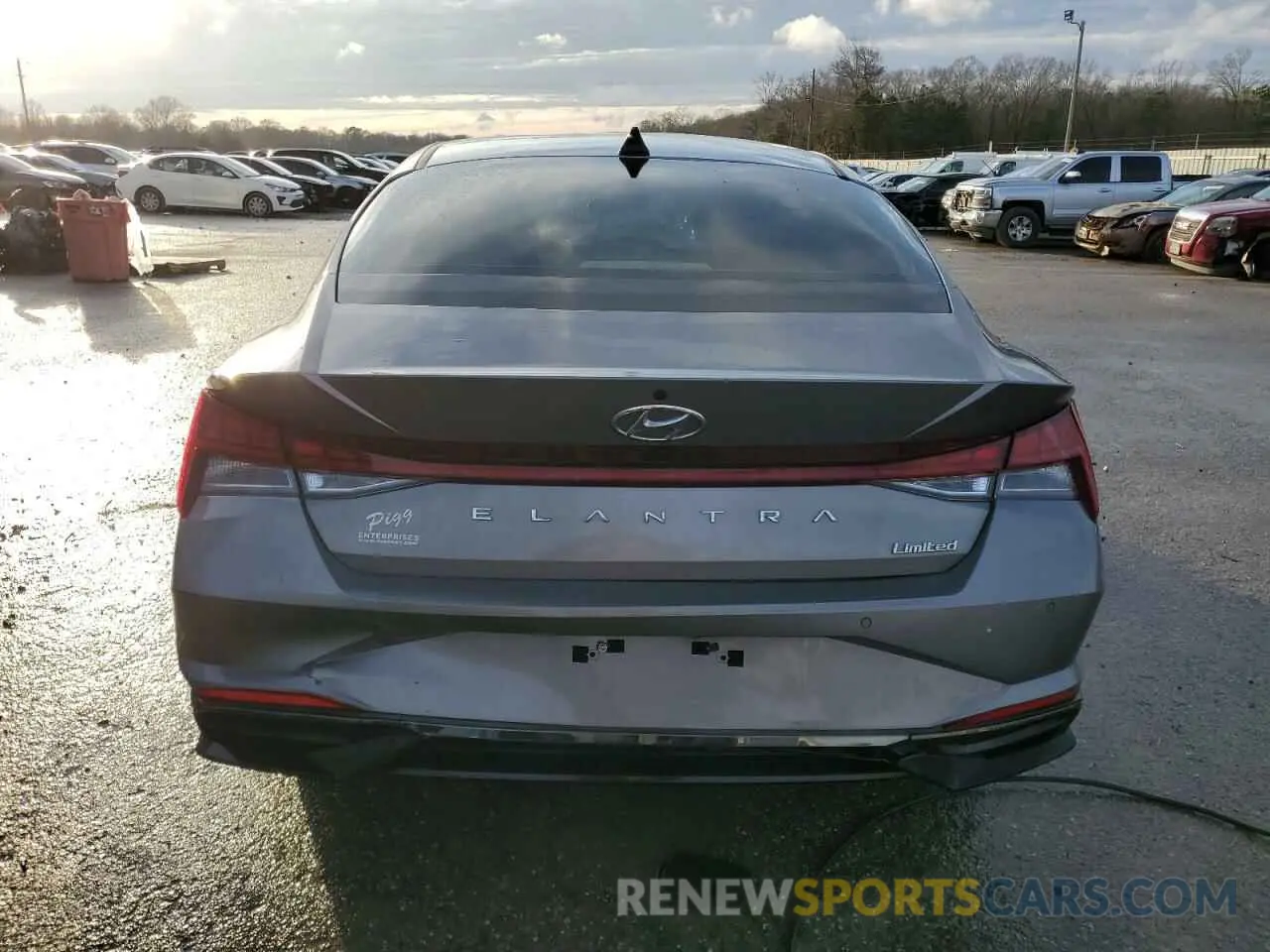 6 Photograph of a damaged car KMHLP4AG4NU342669 HYUNDAI ELANTRA 2022
