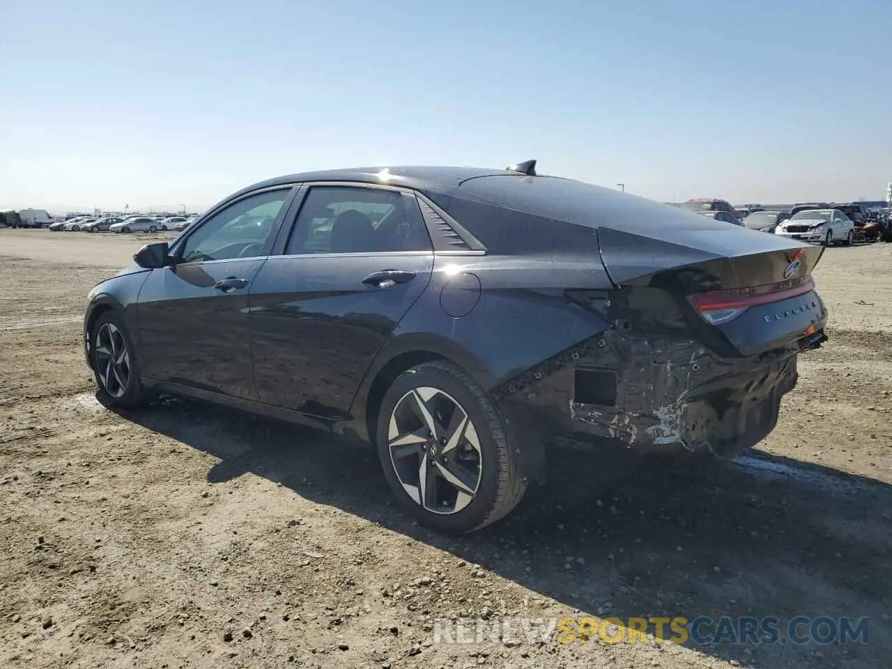 2 Photograph of a damaged car KMHLP4AG5NU333978 HYUNDAI ELANTRA 2022