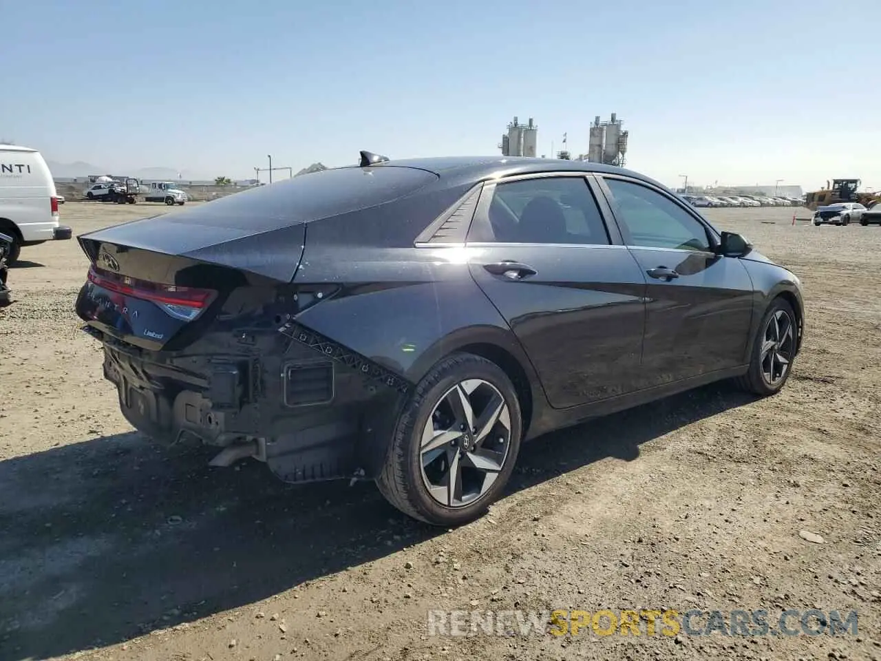 3 Photograph of a damaged car KMHLP4AG5NU333978 HYUNDAI ELANTRA 2022