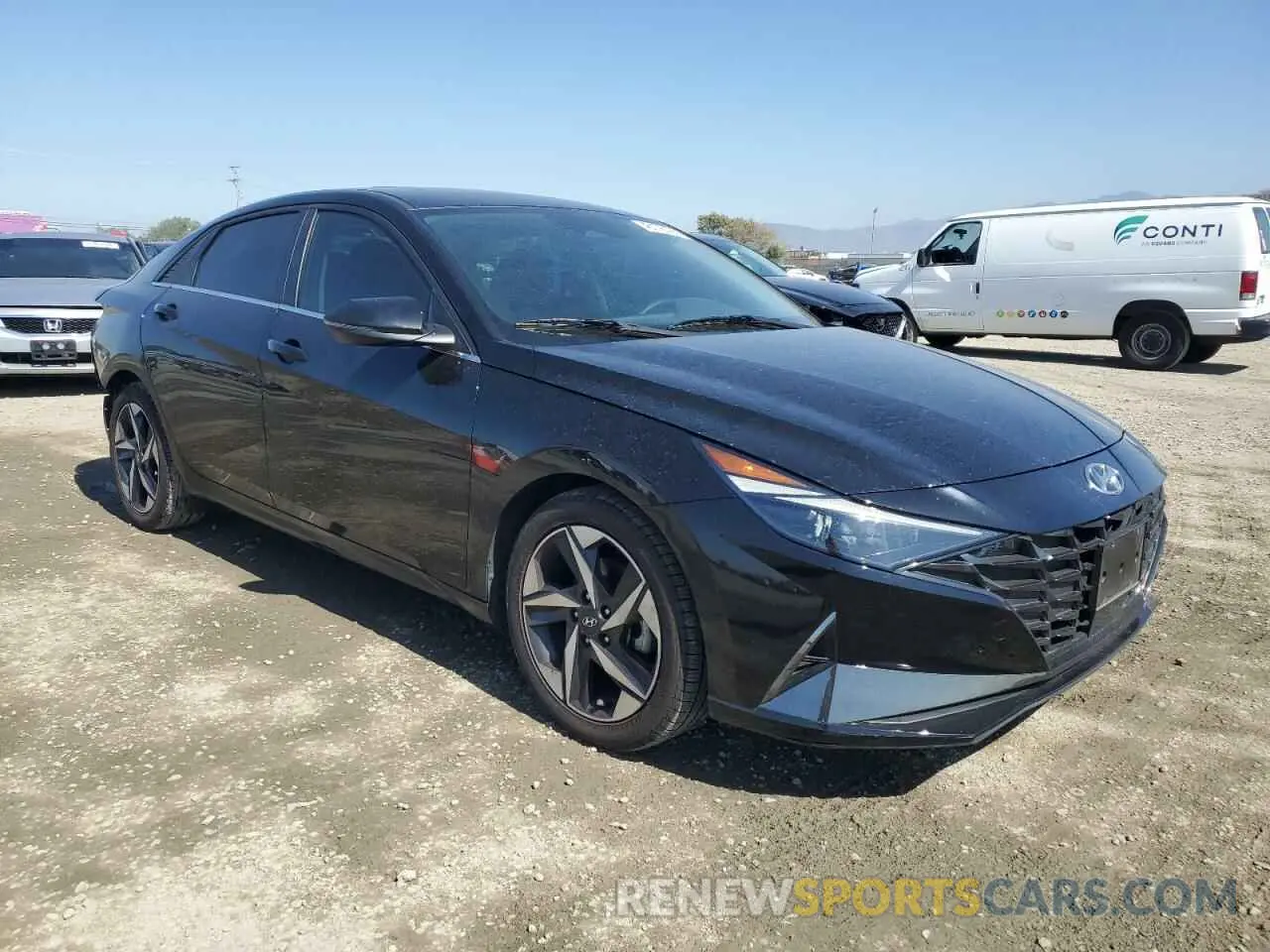 4 Photograph of a damaged car KMHLP4AG5NU333978 HYUNDAI ELANTRA 2022