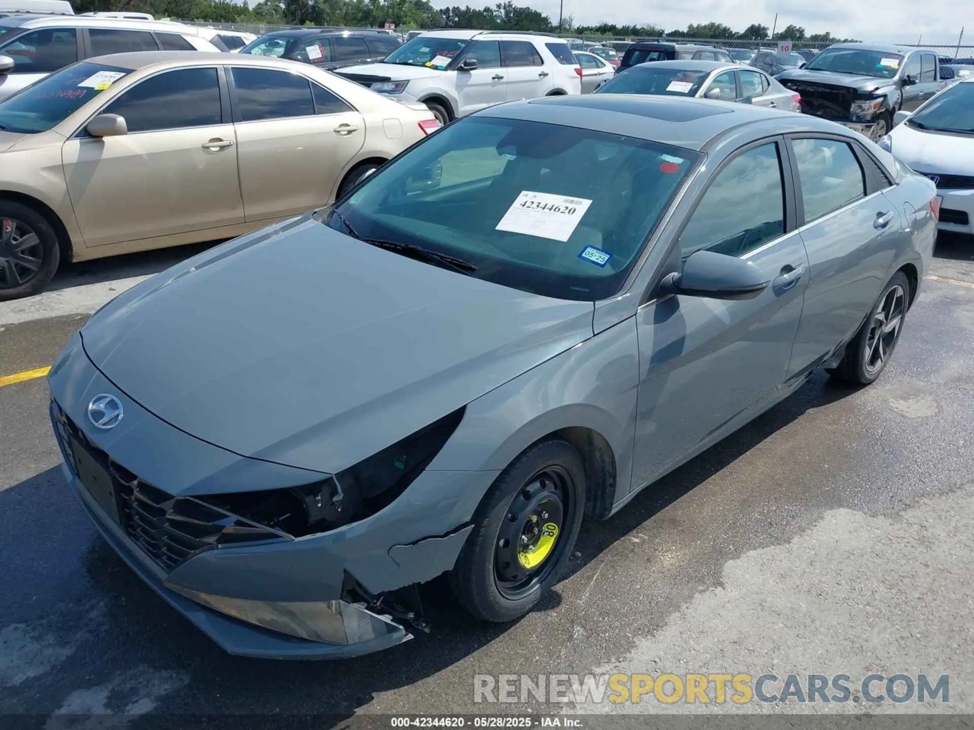 6 Photograph of a damaged car KMHLP4AG7NU342665 HYUNDAI ELANTRA 2022