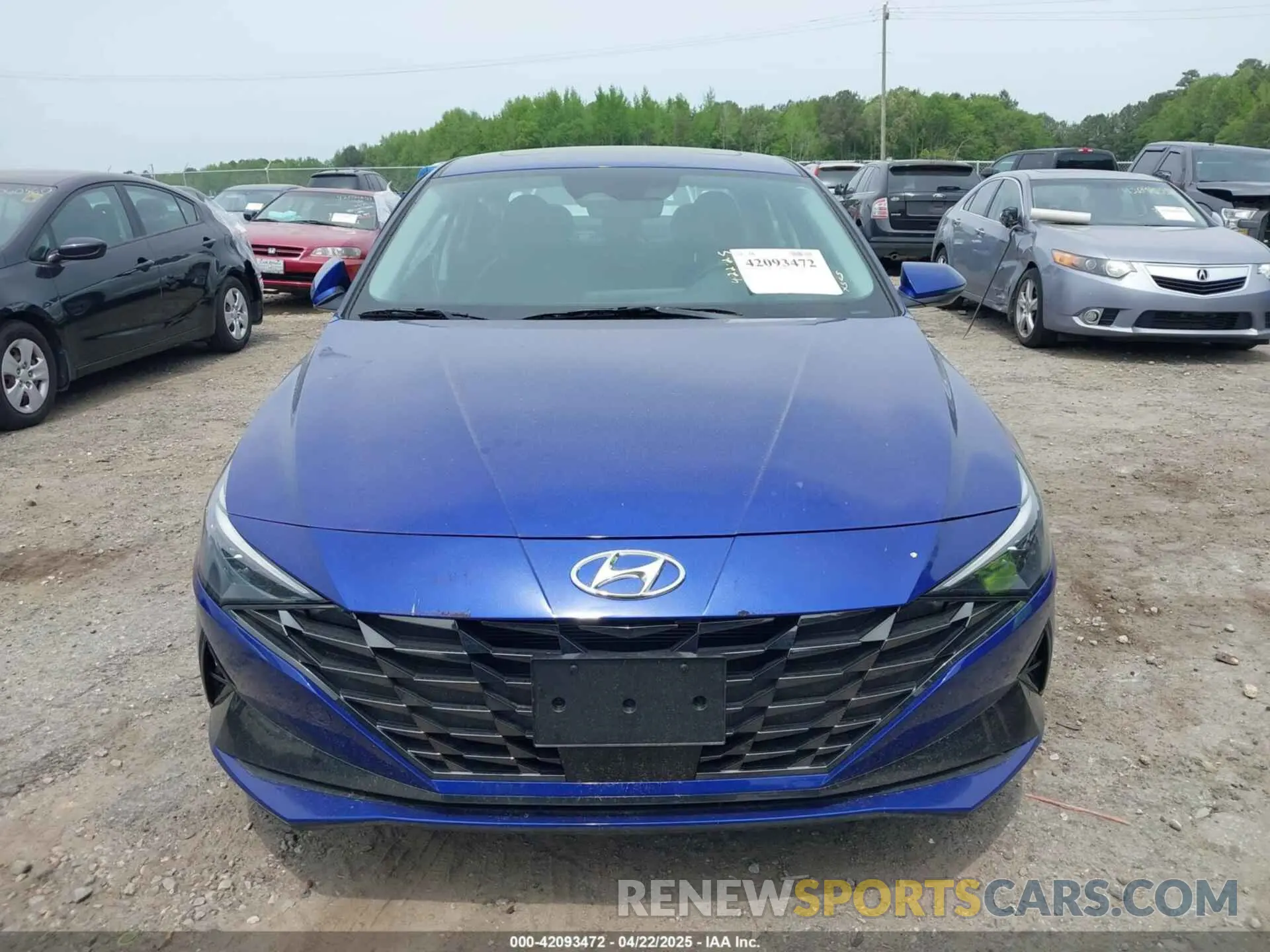 12 Photograph of a damaged car KMHLP4AG7NU360180 HYUNDAI ELANTRA 2022