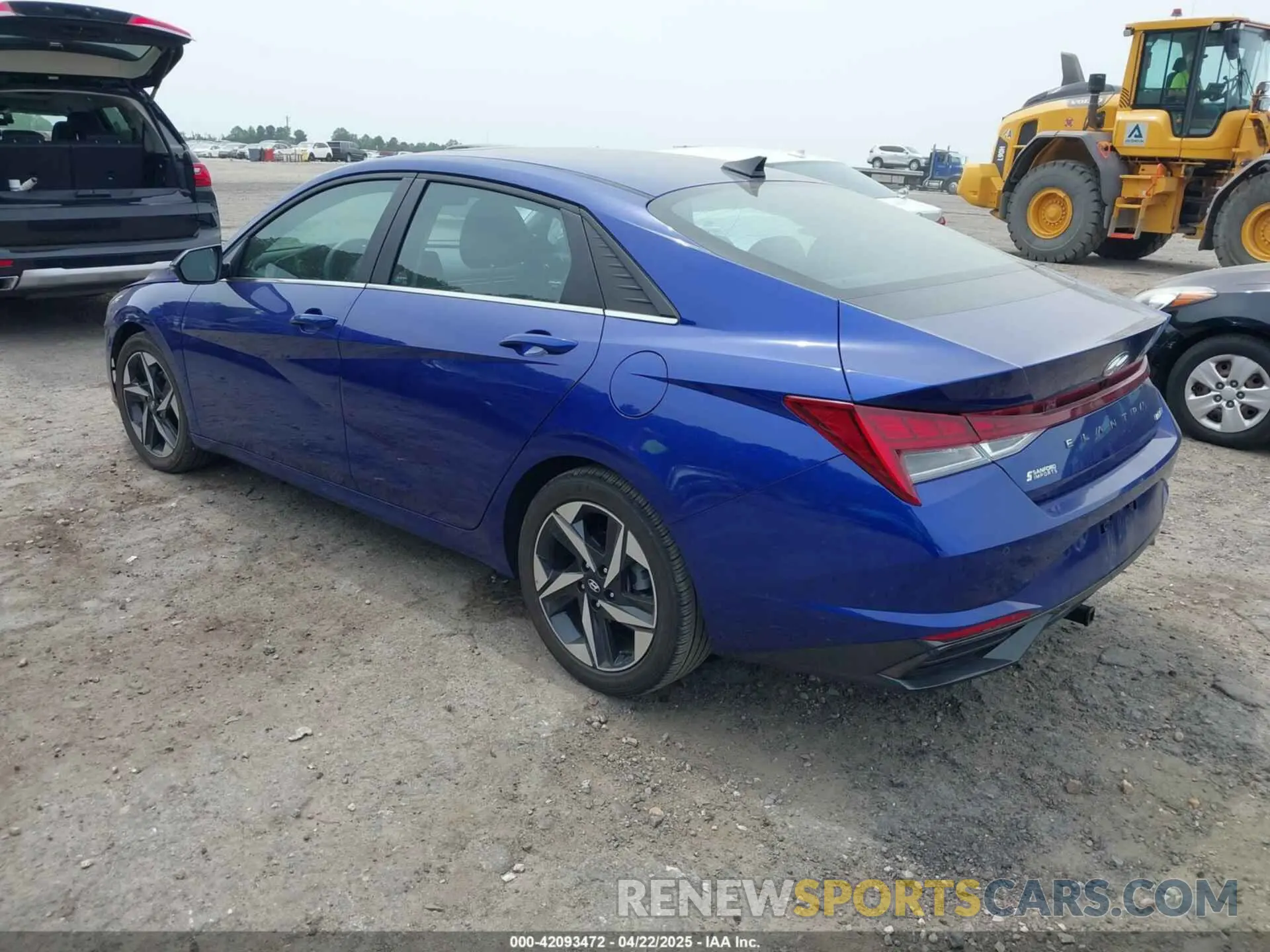 3 Photograph of a damaged car KMHLP4AG7NU360180 HYUNDAI ELANTRA 2022