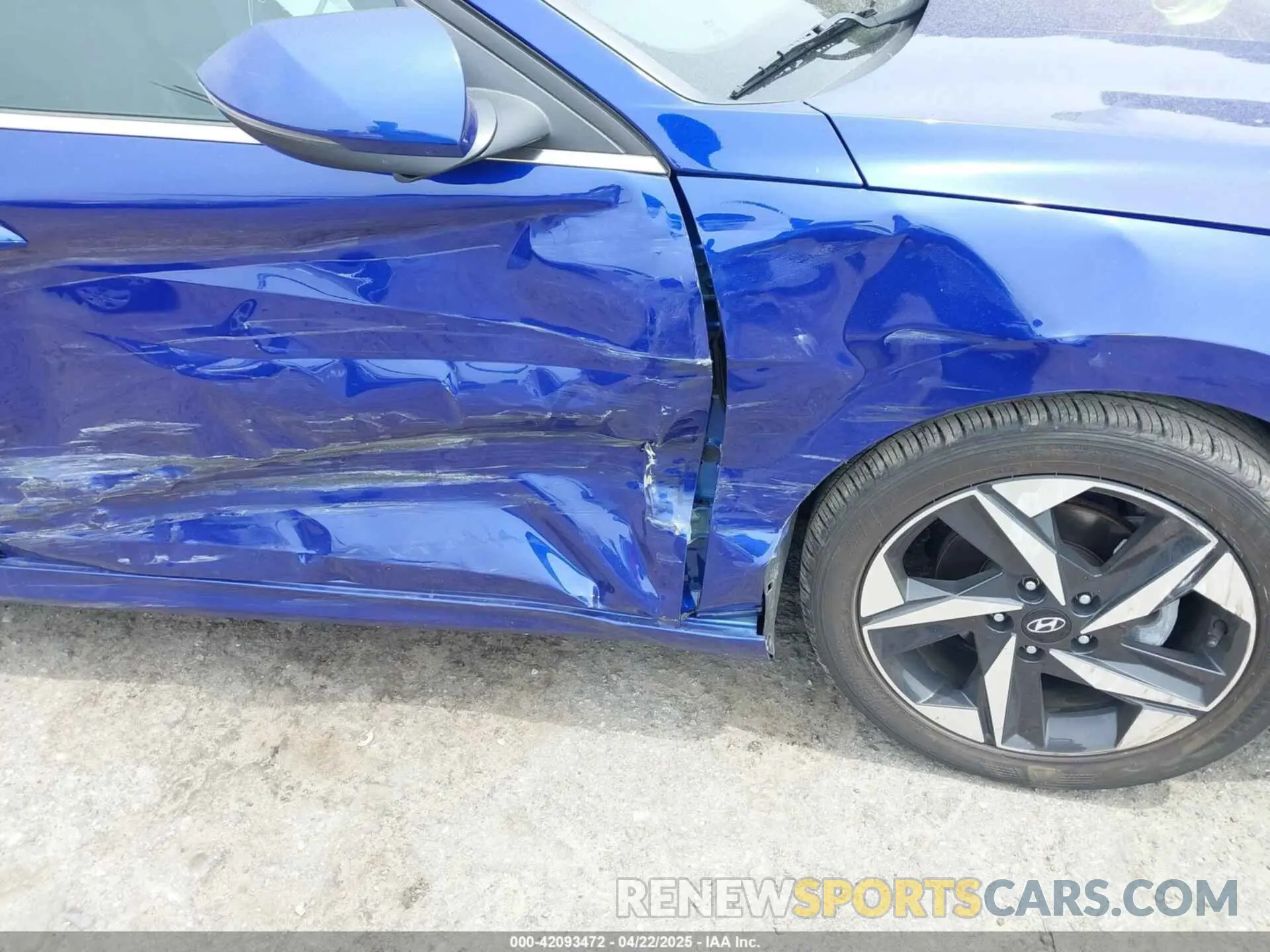 6 Photograph of a damaged car KMHLP4AG7NU360180 HYUNDAI ELANTRA 2022