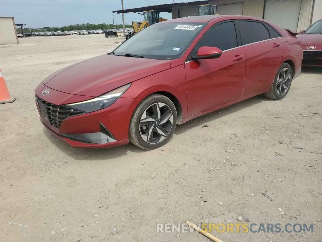 1 Photograph of a damaged car KMHLP4AG9NU289323 HYUNDAI ELANTRA 2022