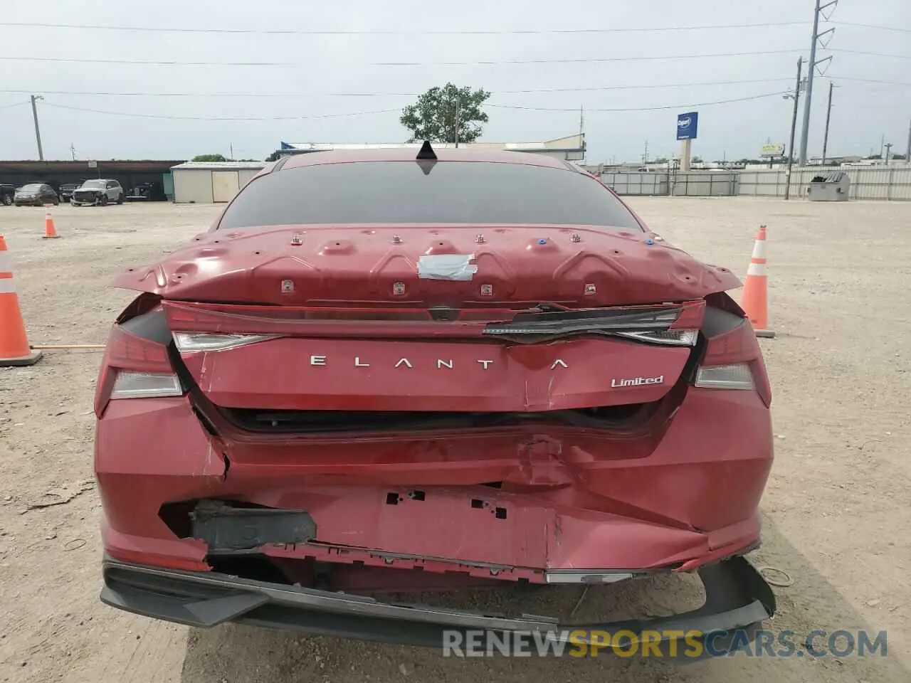 6 Photograph of a damaged car KMHLP4AG9NU289323 HYUNDAI ELANTRA 2022