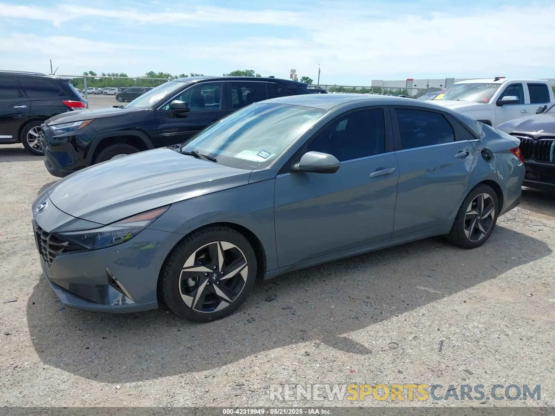 2 Photograph of a damaged car KMHLP4AGXNU341963 HYUNDAI ELANTRA 2022