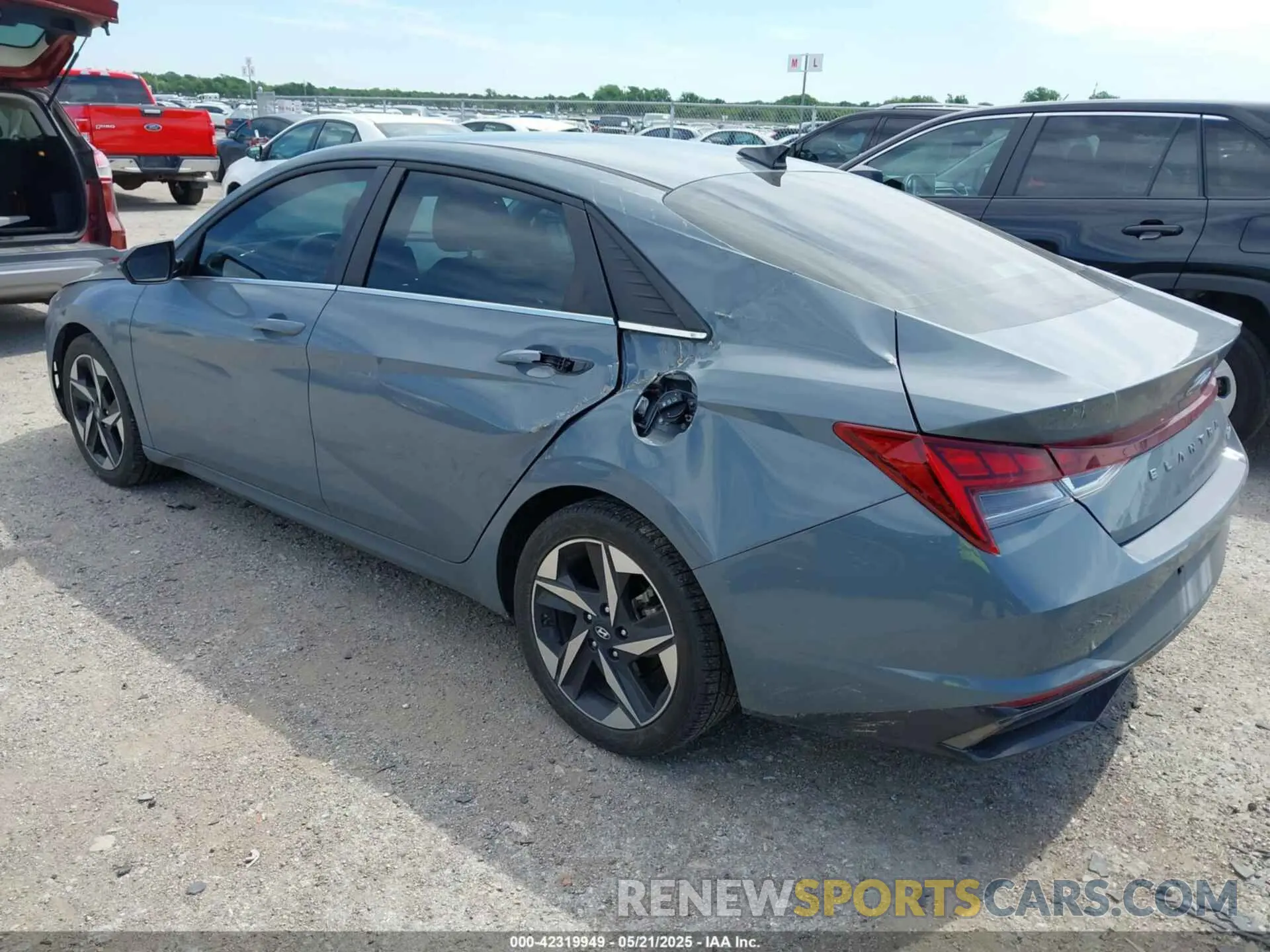 3 Photograph of a damaged car KMHLP4AGXNU341963 HYUNDAI ELANTRA 2022