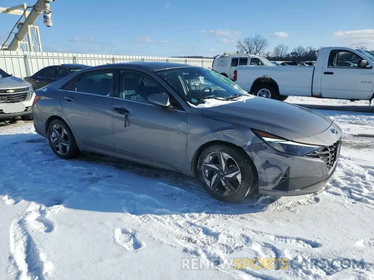 4 Photograph of a damaged car KMHLP4AGXNU347777 HYUNDAI ELANTRA 2022