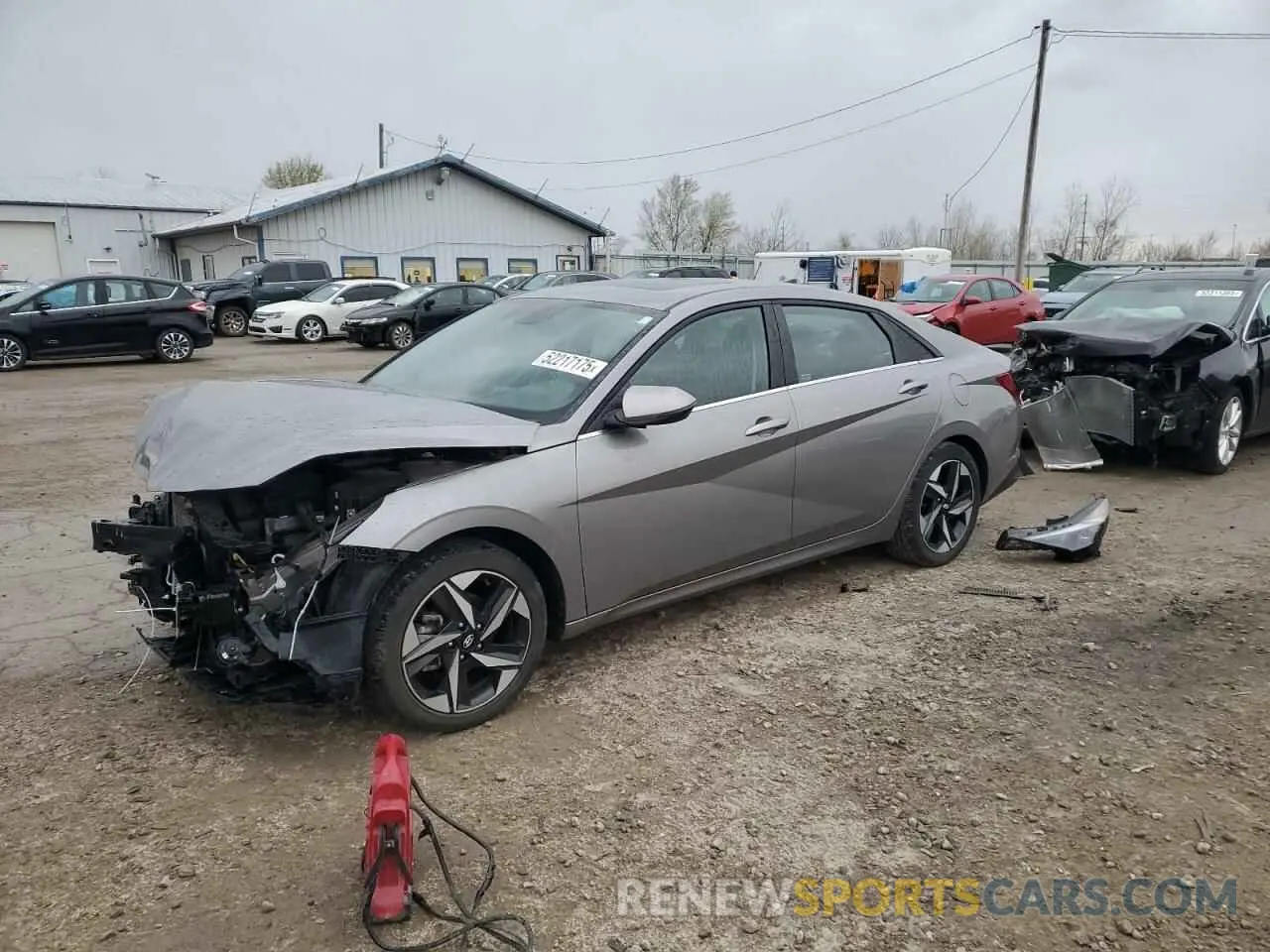 1 Photograph of a damaged car KMHLP4AGXNU355913 HYUNDAI ELANTRA 2022