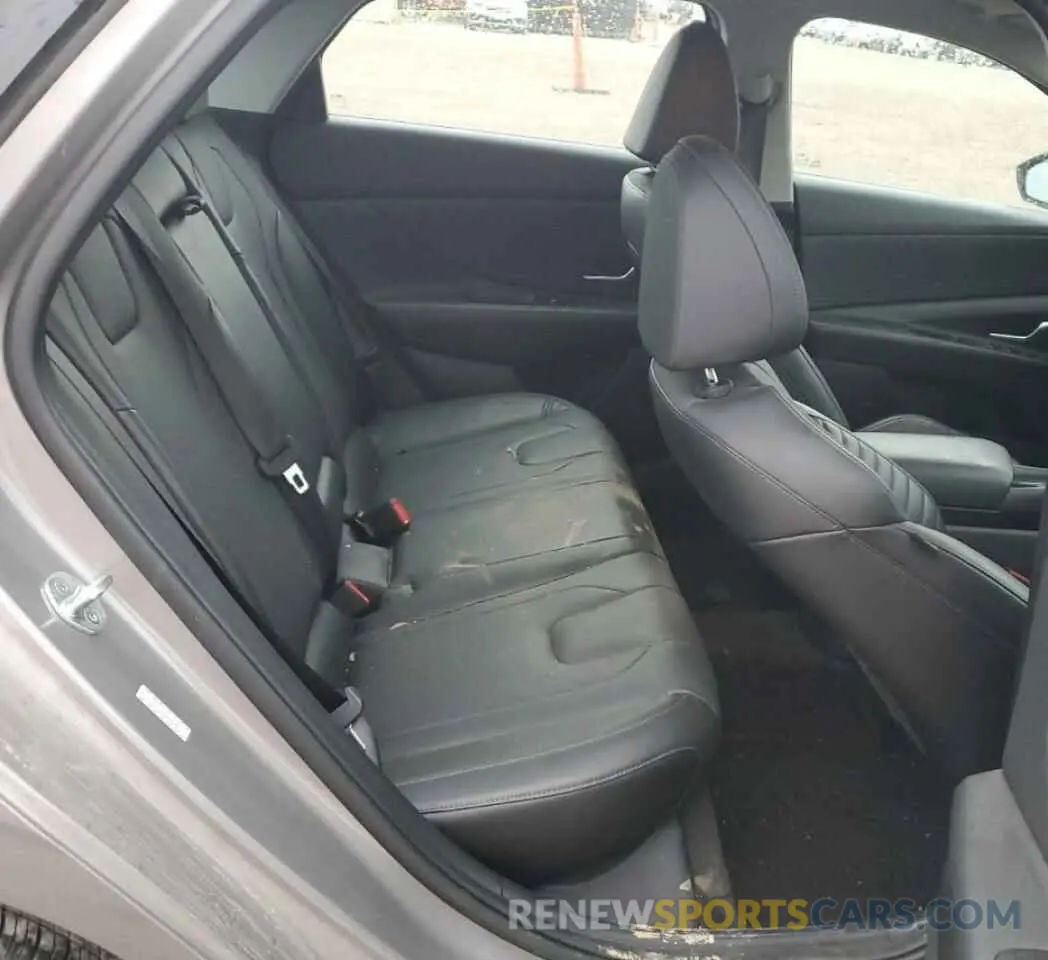 10 Photograph of a damaged car KMHLP4AGXNU355913 HYUNDAI ELANTRA 2022