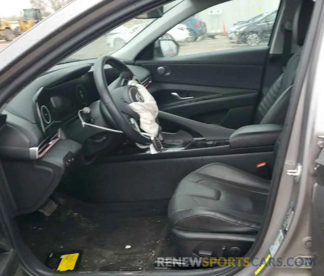 7 Photograph of a damaged car KMHLP4AGXNU355913 HYUNDAI ELANTRA 2022