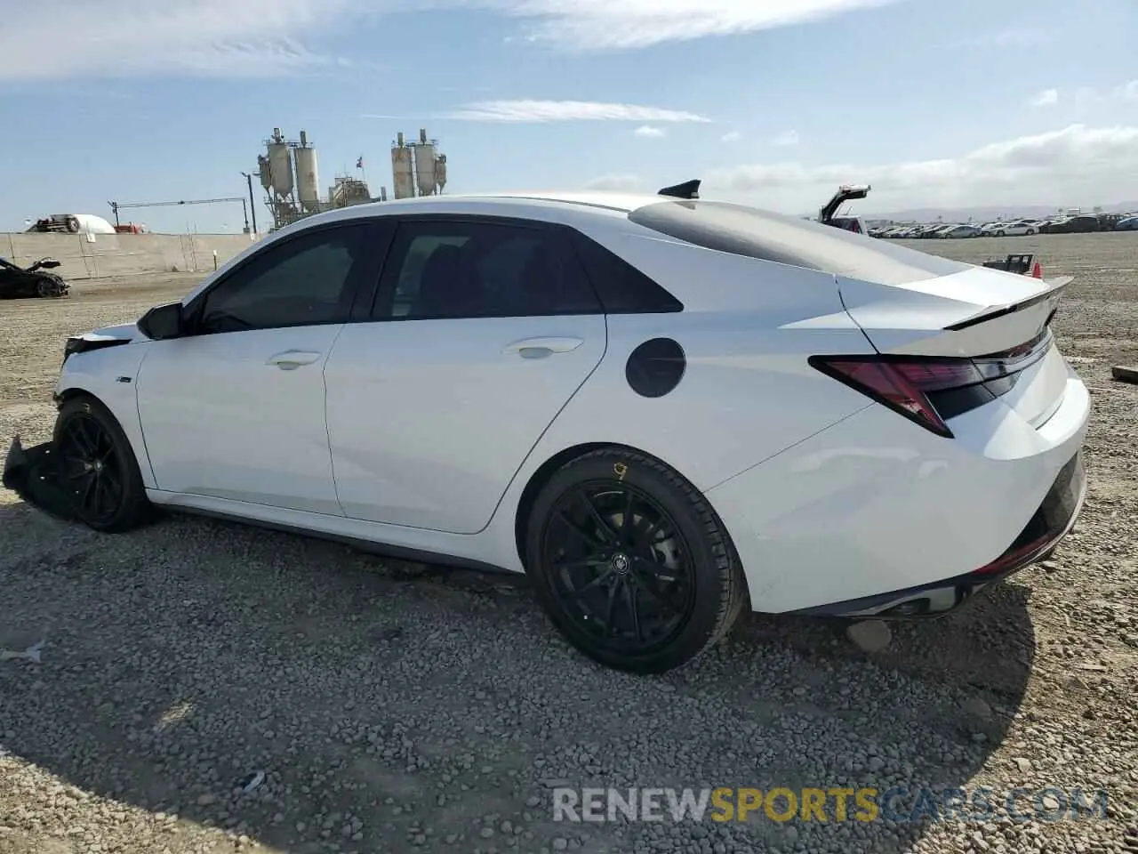 2 Photograph of a damaged car KMHLR4AF0NU227522 HYUNDAI ELANTRA 2022