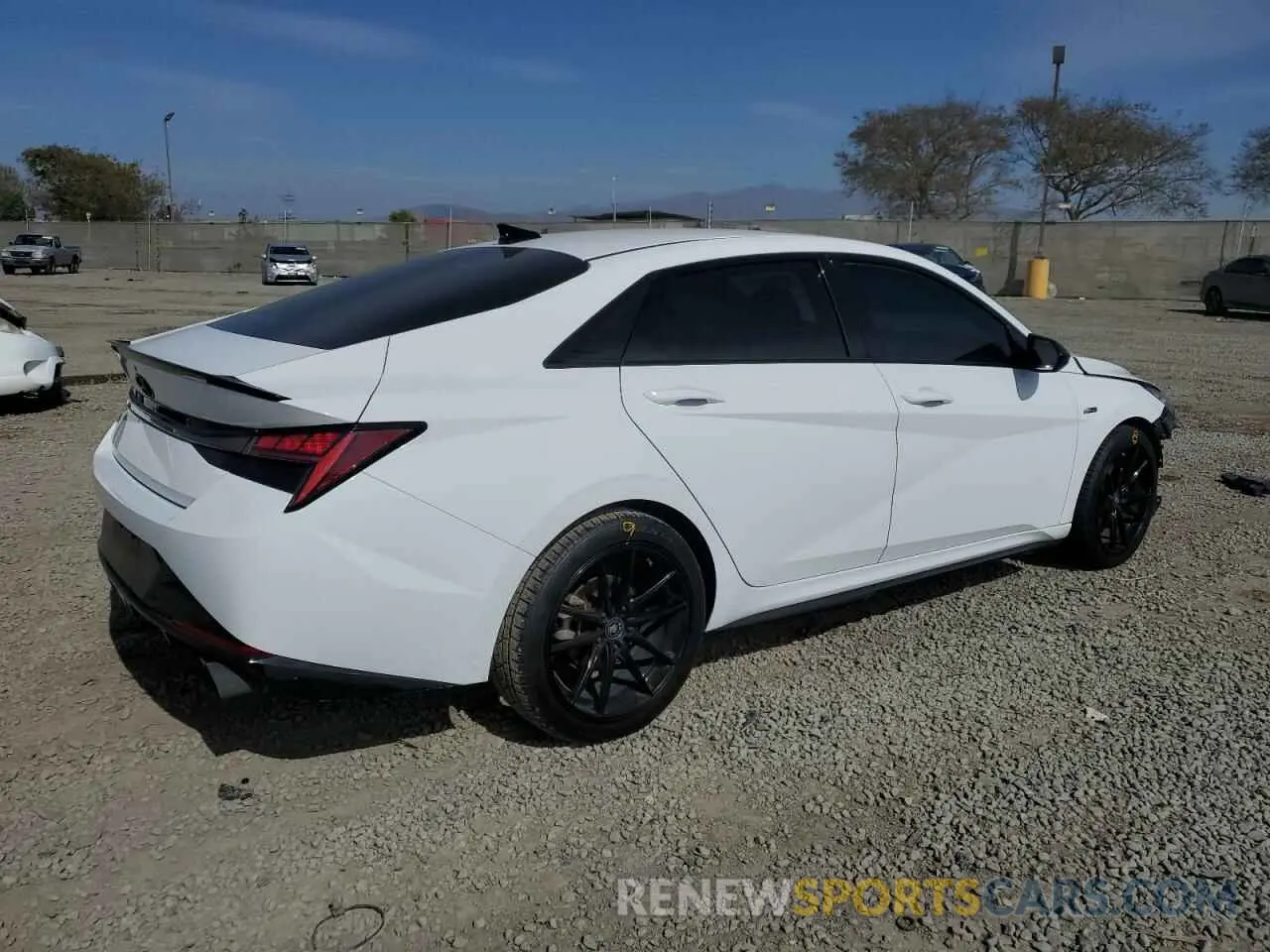 3 Photograph of a damaged car KMHLR4AF0NU227522 HYUNDAI ELANTRA 2022