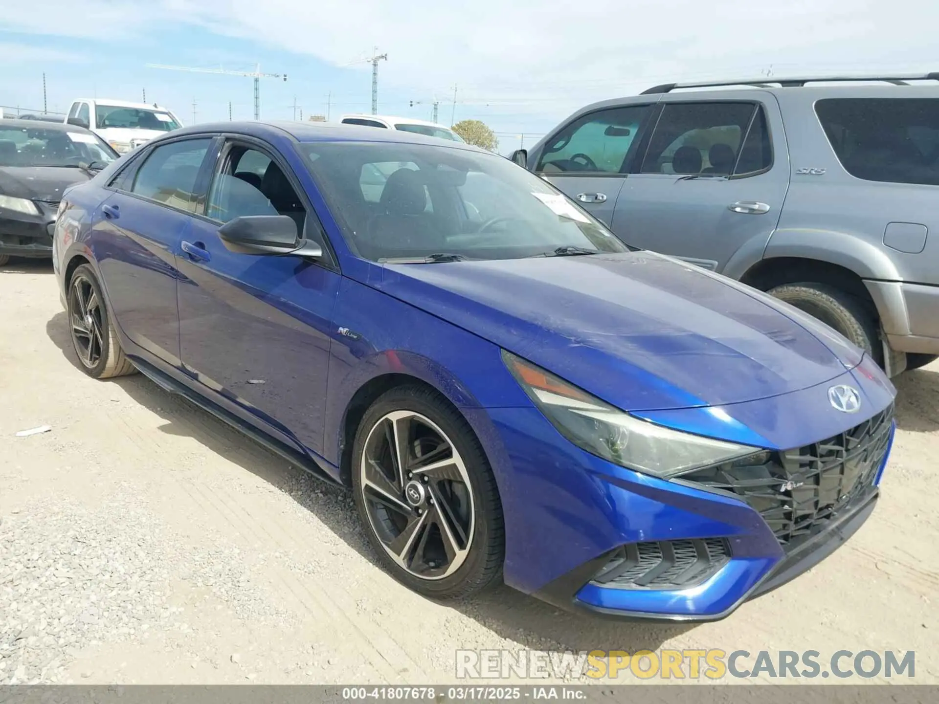 1 Photograph of a damaged car KMHLR4AF0NU240450 HYUNDAI ELANTRA 2022