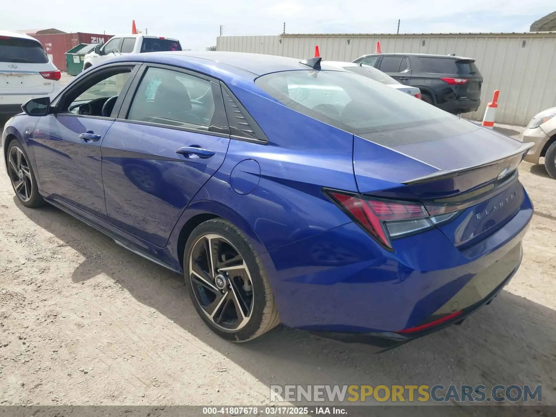 3 Photograph of a damaged car KMHLR4AF0NU240450 HYUNDAI ELANTRA 2022