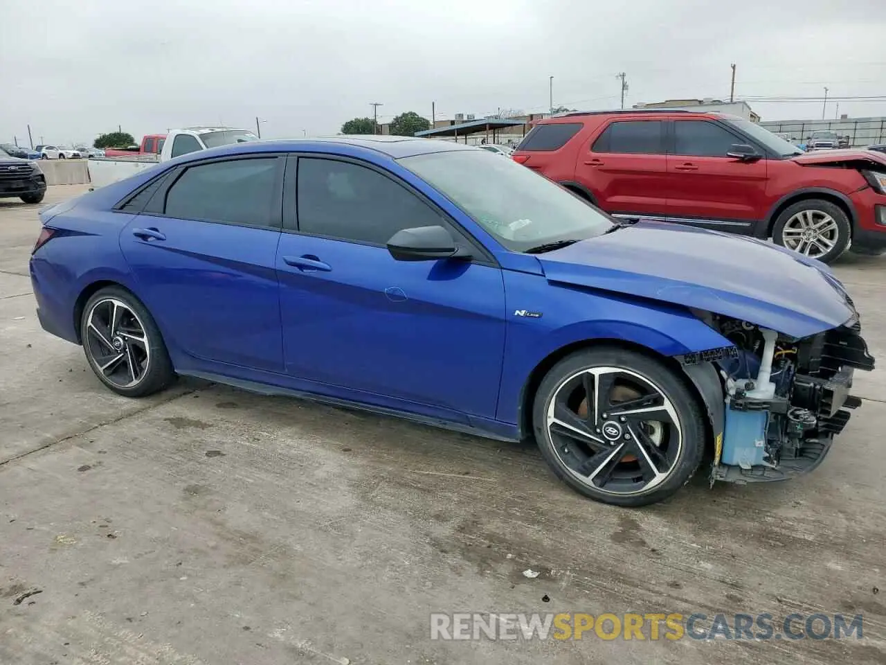 4 Photograph of a damaged car KMHLR4AF0NU267941 HYUNDAI ELANTRA 2022