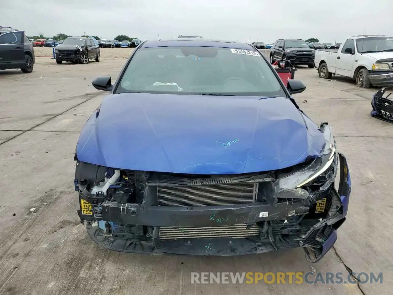 5 Photograph of a damaged car KMHLR4AF0NU267941 HYUNDAI ELANTRA 2022