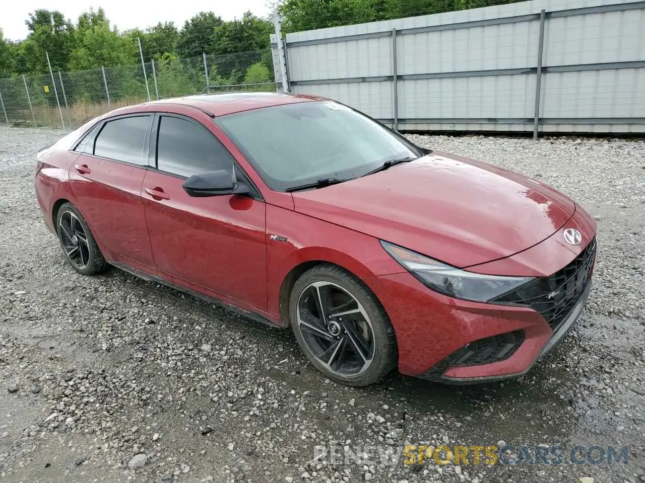 4 Photograph of a damaged car KMHLR4AF0NU345599 HYUNDAI ELANTRA 2022