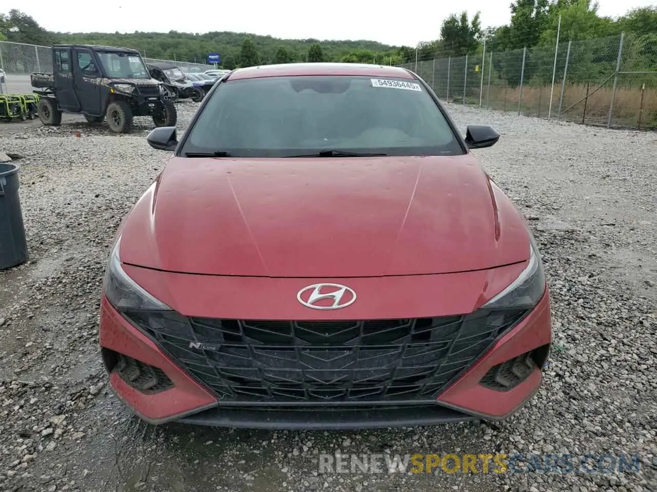 5 Photograph of a damaged car KMHLR4AF0NU345599 HYUNDAI ELANTRA 2022