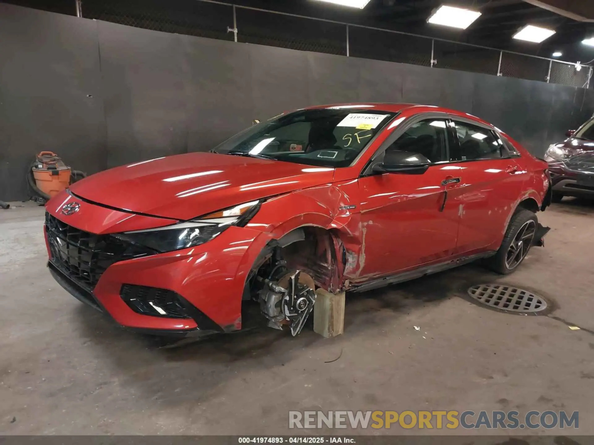 2 Photograph of a damaged car KMHLR4AF1NU267429 HYUNDAI ELANTRA 2022