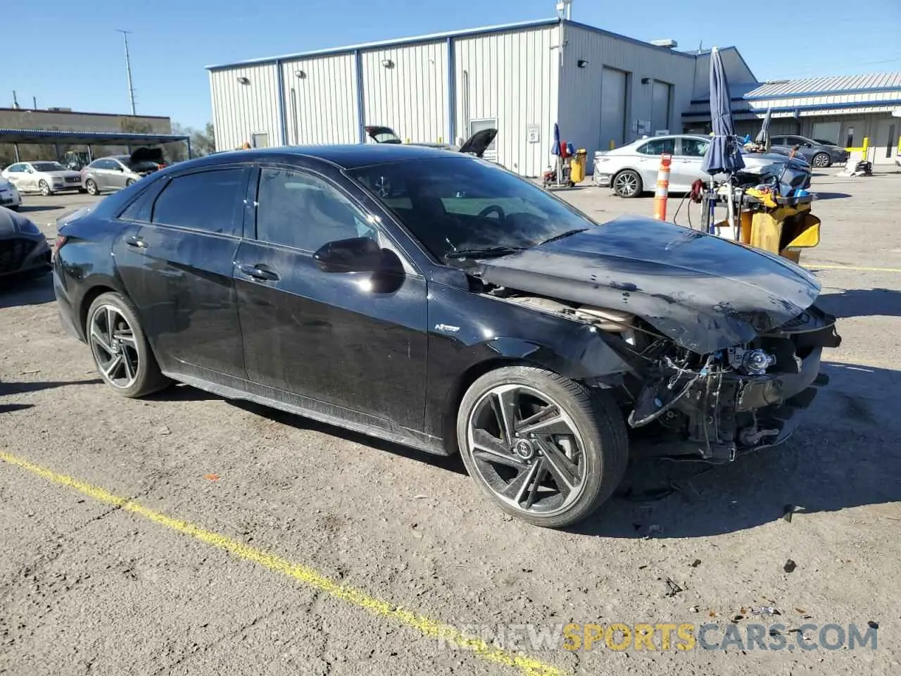 4 Photograph of a damaged car KMHLR4AF2NU326469 HYUNDAI ELANTRA 2022