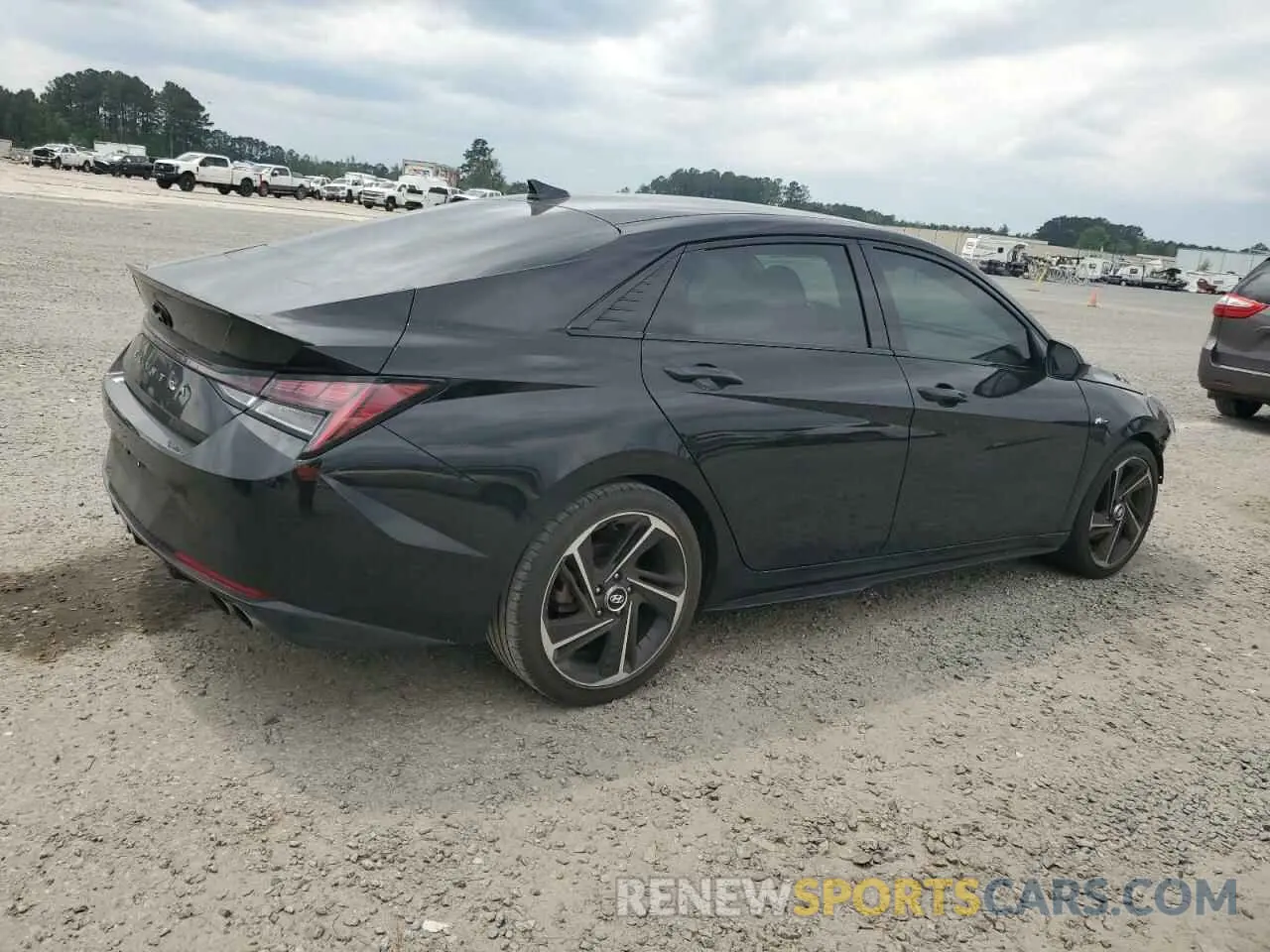 3 Photograph of a damaged car KMHLR4AF3NU225652 HYUNDAI ELANTRA 2022