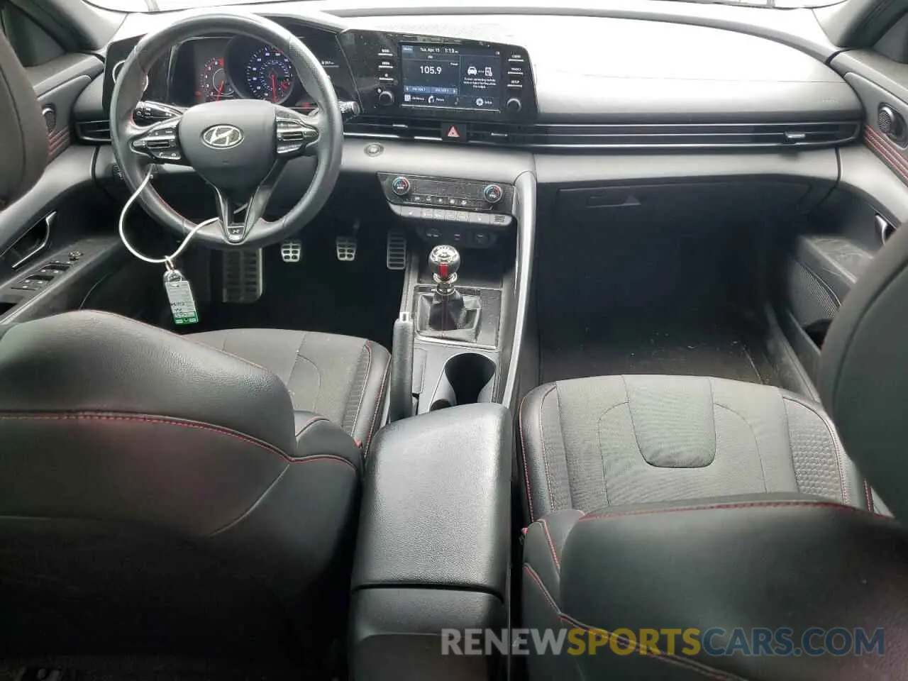 8 Photograph of a damaged car KMHLR4AF3NU225652 HYUNDAI ELANTRA 2022