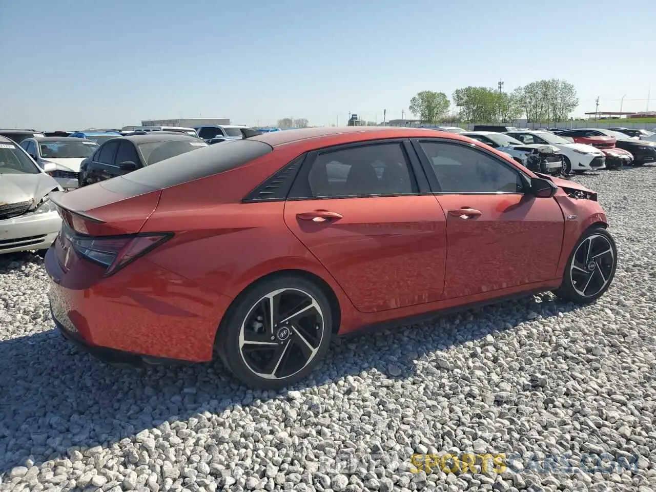 3 Photograph of a damaged car KMHLR4AF4NU241276 HYUNDAI ELANTRA 2022