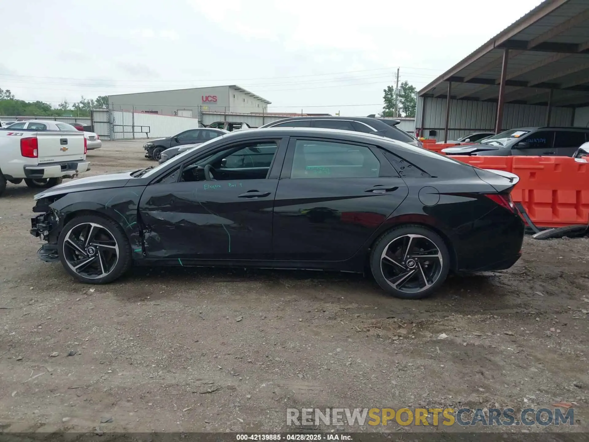 14 Photograph of a damaged car KMHLR4AF4NU267277 HYUNDAI ELANTRA 2022