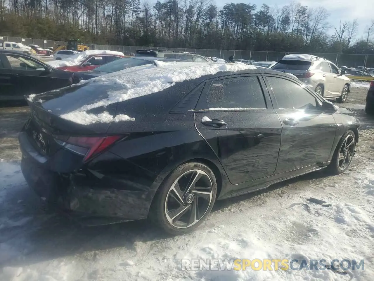 3 Photograph of a damaged car KMHLR4AF4NU272866 HYUNDAI ELANTRA 2022