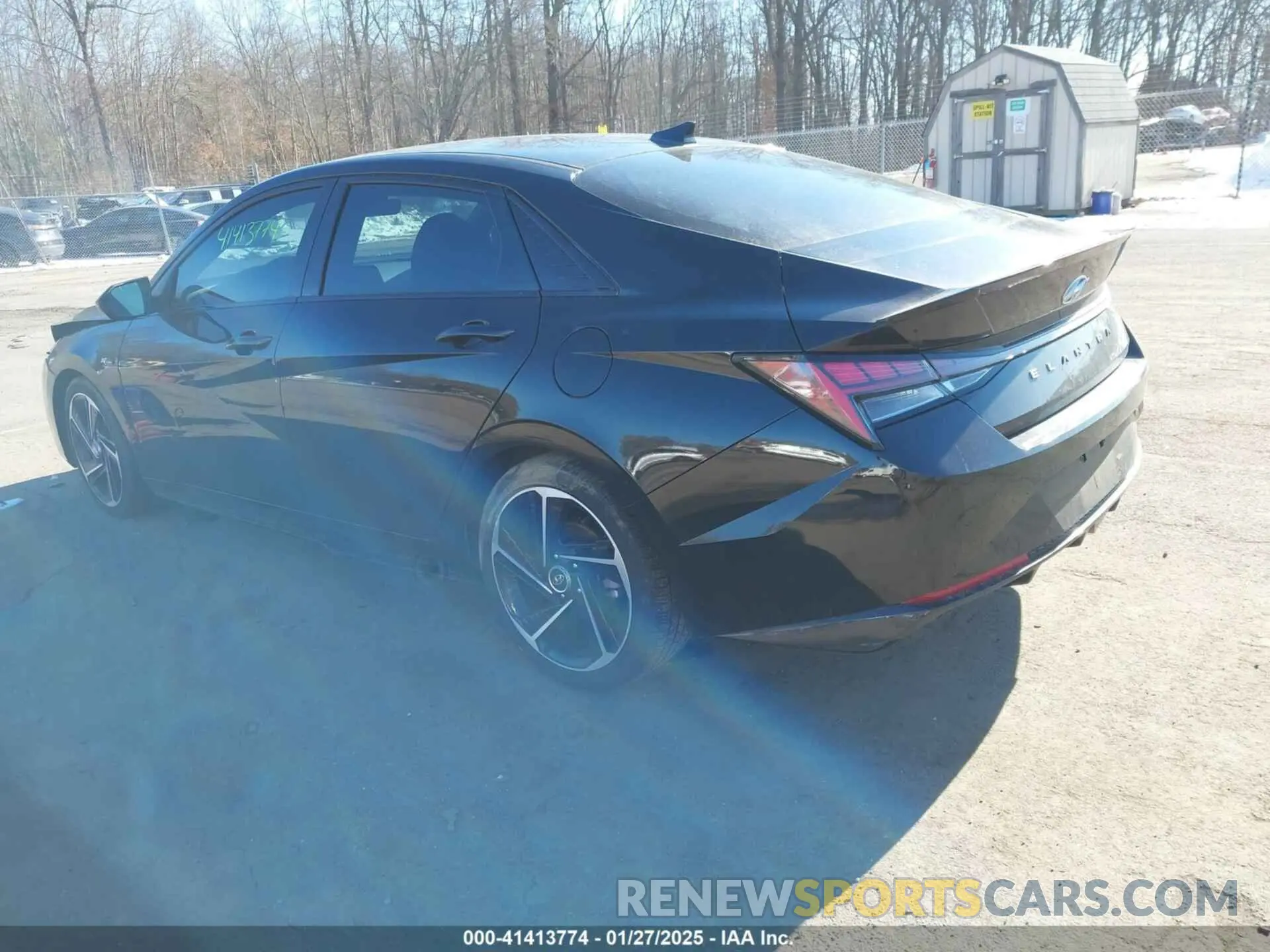 3 Photograph of a damaged car KMHLR4AF5NU326515 HYUNDAI ELANTRA 2022